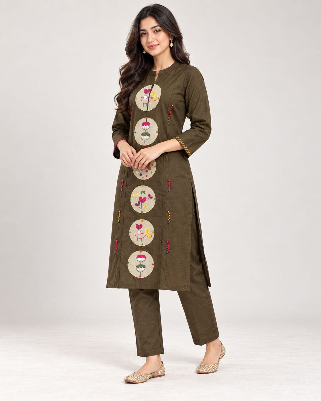 Long Kurti - 2 Pic - A 4087, photo 3 of 4