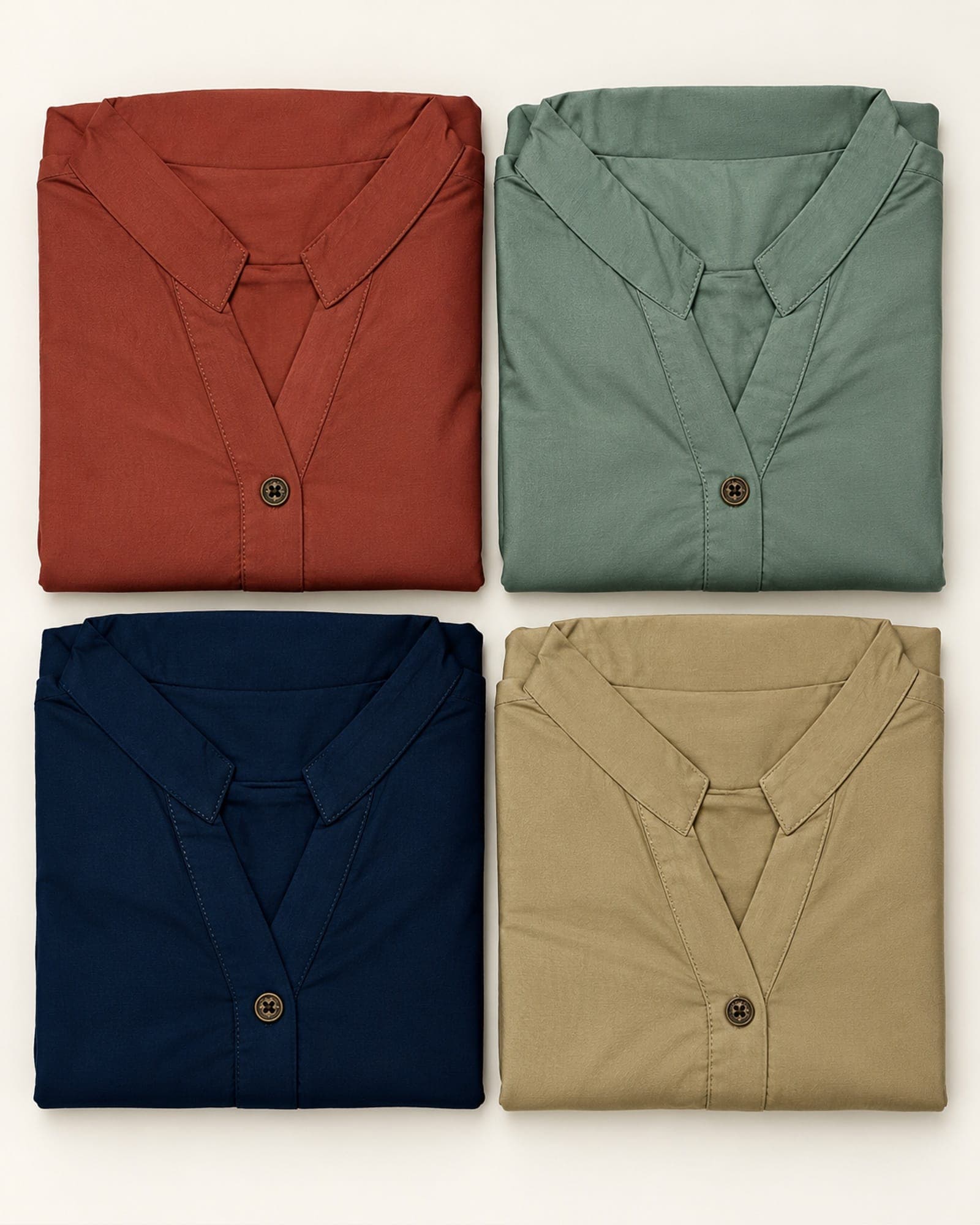 Rayon V-Neck Short Top with Figurine Embroidery — 4 Colours, photo 5 of 5