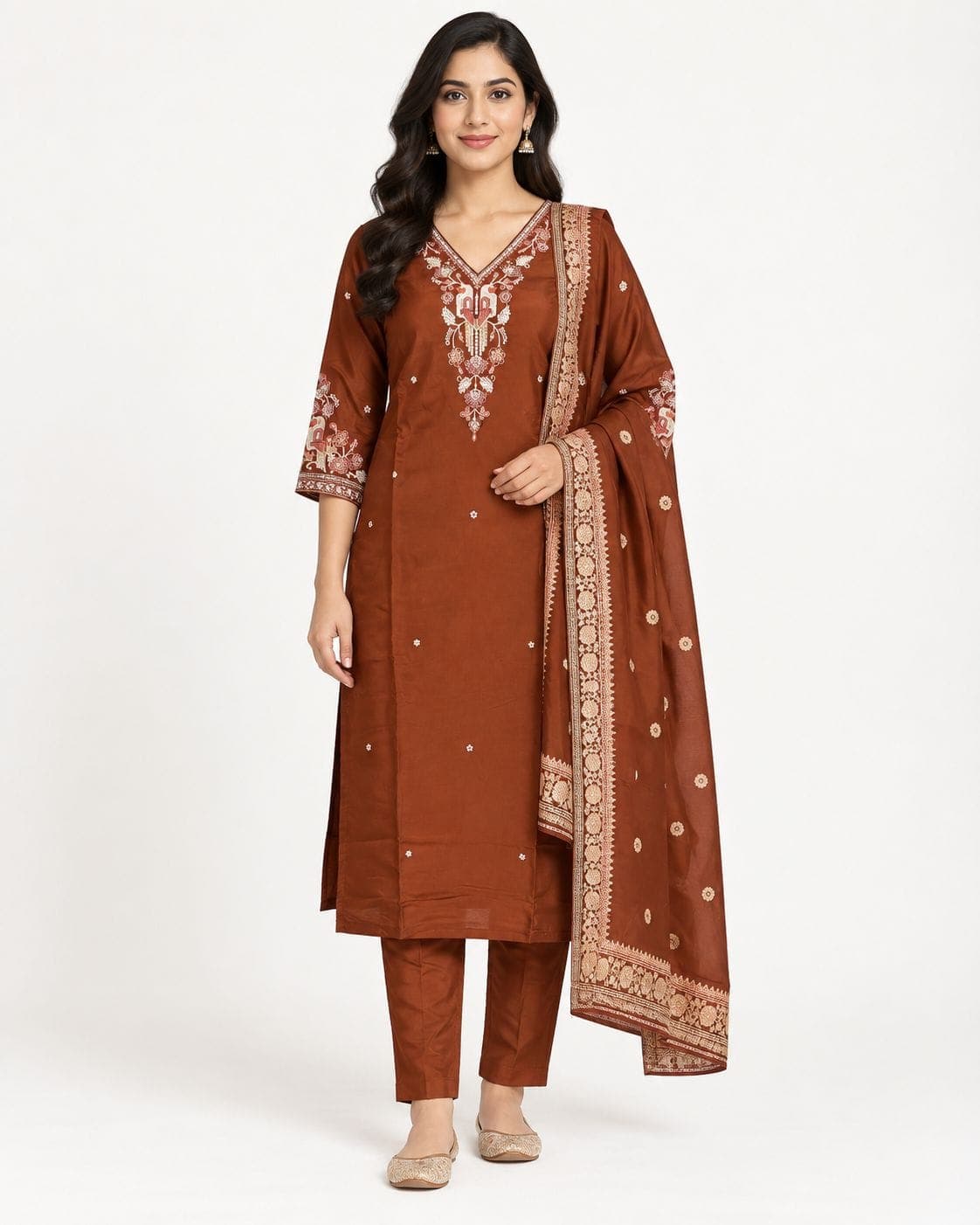 Long Kurti - 3 Pic - A4254, photo 2 of 4
